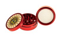 Black Leaf Pollinator Grinder mit Bild - Horus Eye -...