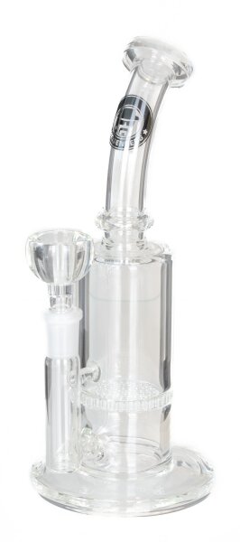 Heisenberg Glasbong 14,5er - Honey Dude 1x HoneyCom Percolator - H:22cm D:50/23mm - Klar/Farblos - N