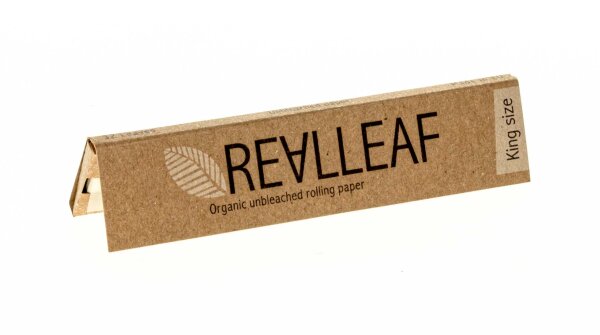 Real Leaf Organic Hemp - King Size Slim - 32 Blättchen