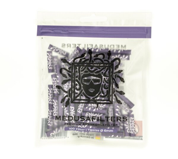 Medusa Aktivkohlefilter - 100 Stk. Violet - im Beutel