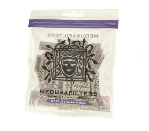 Medusa Aktivkohlefilter - 100 Stk. Braun - im Beutel
