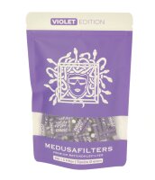 Medusa Aktivkohlefilter - 250 Stk. Violet - im Beutel