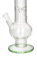 BamBamBhole Glasbong mit Bauch 18,8er H:40cm WS:5mm + ICE "Grün"