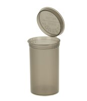 Kunststoffdose mit Pop Up Deckel - 70ml D:42mm H:70mm - Schwarz