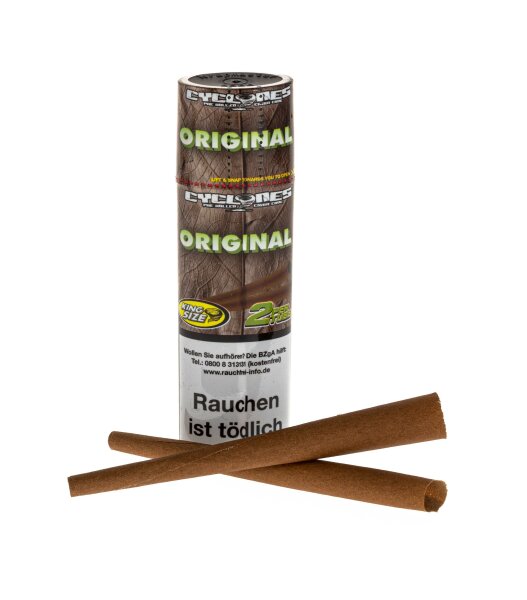 Cyclones - Tabakblunt vorgerollt 2x - Original (Ohne Aromen)
