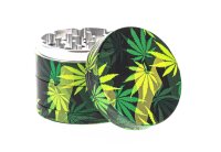 Black Leaf Pollinatorgrinder - all over print - Camouflage/Blätter - D:54mm H:46mm