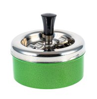Angelo - Schleuderaschenbecher Premium - Grün Metallic - D:11cm