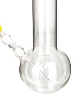 GIANT Glasbong > H:750mm D:75mm geraden aufbau + kugel