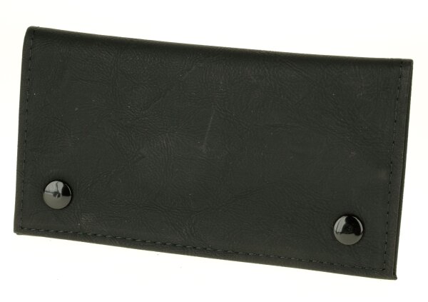 Drehtasche/Tabaktasche Schwarz/Braun Kunstleder