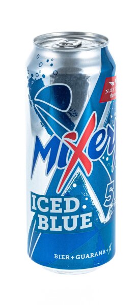 Versteckdose, Getränkedose, ca.100ml - "Karlsberg Mixery Iced Blue"