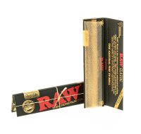 RAW Classic Black - unbleached - King Size Slim - 32 Blättchen