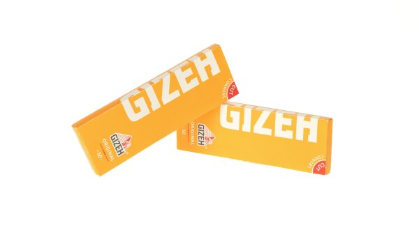 GIZEH Orange Zigarettenpapier - 50 Blättchen