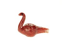 Glaspfeife / Purpfeife "Vogel" 8cm Nr.66