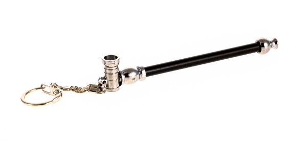 Metallpfeife "Key chain pipe" L:12cm