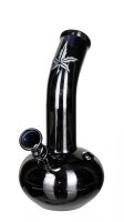 Black Artline Glasbong 14,5er - Bouncer  Hanfblatt -...