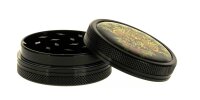 Alugrinder 2tlg. D:50mm "Weed-Skull" - Schwarz