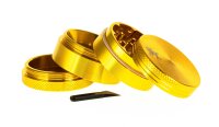 Black Leaf Pollinatorgrinder - 4tlg. D:40mm  H:35mm - Gold
