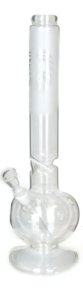 Rasta Lion Glasbong 18,8er - Bouncer Sandgestrahlt - H:46cm D:55mm WS:3mm - ICE