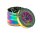 Grace Glass Amsterdam Pollinator Grinder - Leaf & Amsterdam Schriftzug - Rainbow - D:50mm