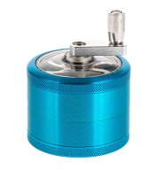 Pollinator Grinder mit Kurbel 4-tlg. H:45mm D:60mm - Hellblau