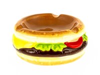 Keramikaschenbecher "Hamburger" D:11cm H:5cm