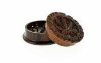 Holzgrinder H:30mm D:45mm aus Rosenholz "Leaf"...