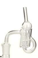 Oil Black Leaf Quarz Banger 14,5er klar - Recycler/Loop -...