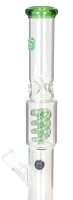 Grace Glass Glasbong 18,8er  - OG Series Green Tower - Spiral Percolator - H:38cm D:55-45mm WS:5mm -